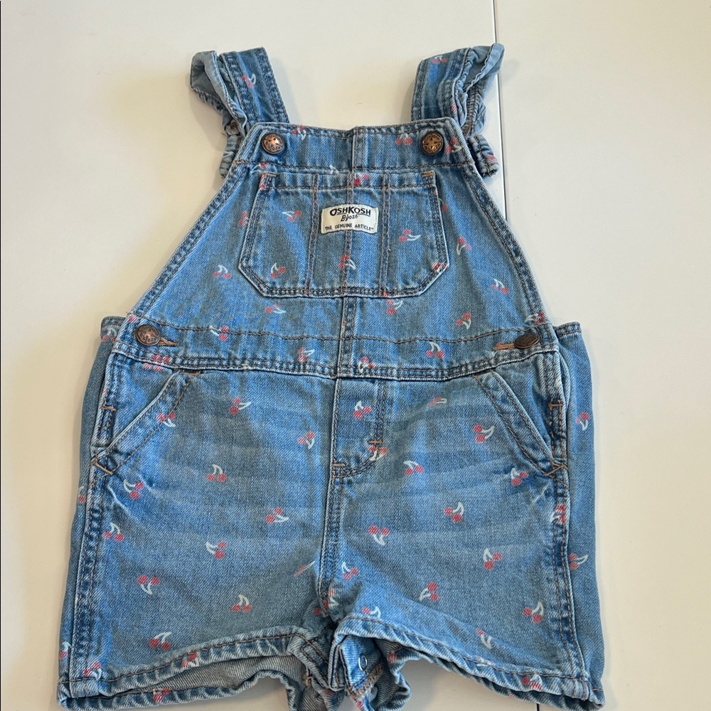 OshKosh B'gosh‎ - Patterned Denim Overalls/shortalls, 24m